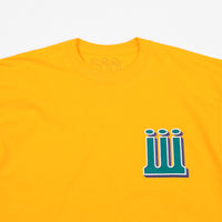 Piilgrim Structure Long Sleeve T-Shirt - Gold / Green thumbnail