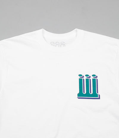 Piilgrim Structure Long Sleeve T-Shirt - White / Green