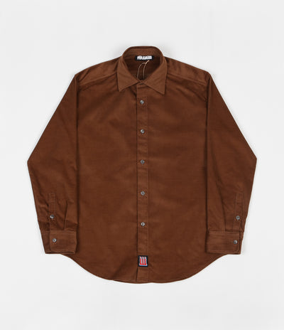 Piilgrim Temple Corduroy Shirt - Brown