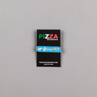Pizza Skateboards Emoji Pin Badge - Blue thumbnail