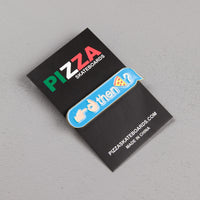 Pizza Skateboards Emoji Pin Badge - Blue thumbnail