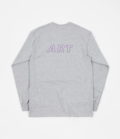Poetic Collective Art Long Sleeve T-Shirt - Grey
