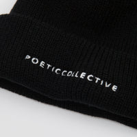 Poetic Collective Beanie - Black thumbnail