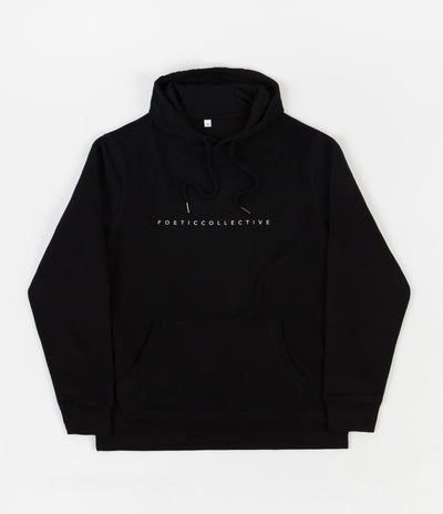 Poetic Collective Classic Flower Hoodie - Black
