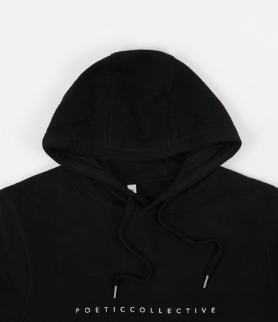 Poetic Collective Classic Flower Hoodie - Black