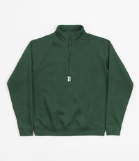 Poetic Collective Classic Half Zip Sweatshirt - Bottle Green