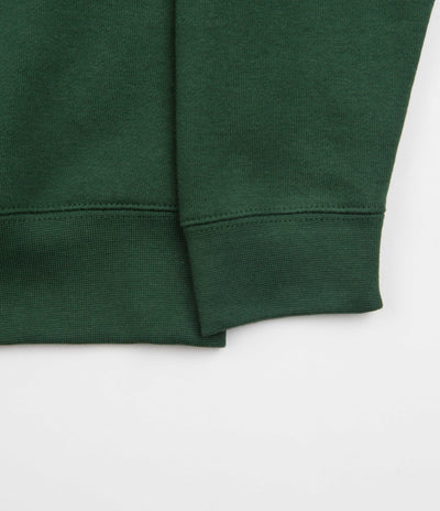 Poetic Collective Classic Half Zip Sweatshirt - Bottle Green