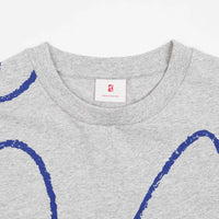 Poetic Collective Doodle Pattern T-Shirt - Heather Grey thumbnail