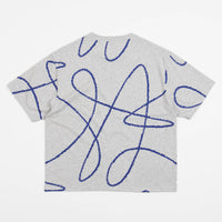 Poetic Collective Doodle Pattern T-Shirt - Heather Grey thumbnail