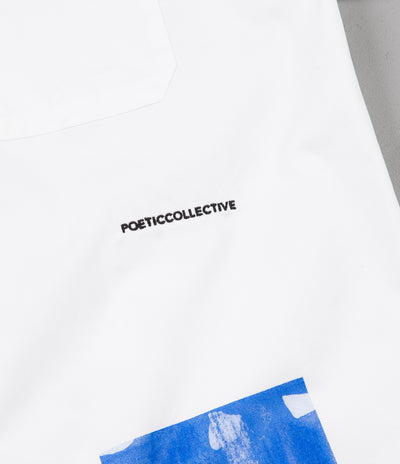 Poetic Collective Fluid Short Sleeve Shirt - White