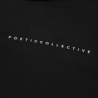 Poetic Collective Gradient Hoodie - Black thumbnail