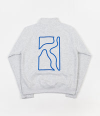 Poetic Collective Half Zip Sweatshirt - Sport Grey
