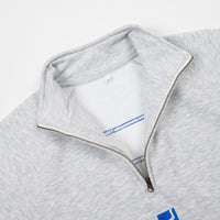 Poetic Collective Half Zip Sweatshirt - Sport Grey thumbnail