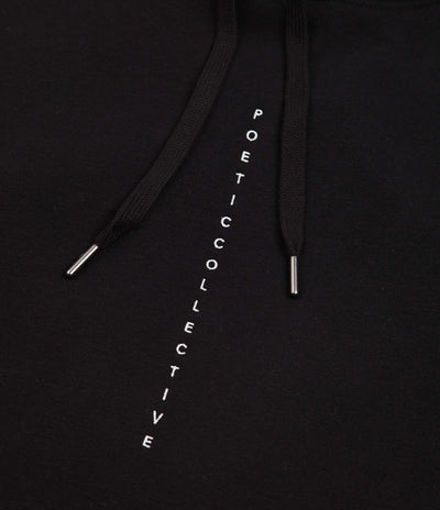 Poetic Collective Logo Cut Out Hoodie - Black