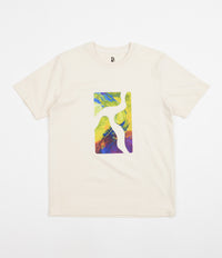 Poetic Collective Logo Cut Out T-Shirt - Off White