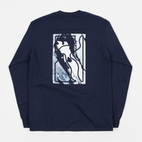 Poetic Collective Long Sleeve T-Shirt - Navy thumbnail