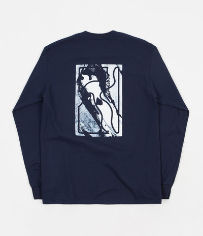 Poetic Collective Long Sleeve T-Shirt - Navy