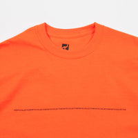 Poetic Collective Long Sleeve T-Shirt - Orange thumbnail