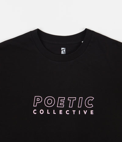 Poetic Collective Loose Fit T-Shirt - Black