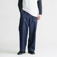 Poetic Collective Painter Pants - Navy / White Seams thumbnail