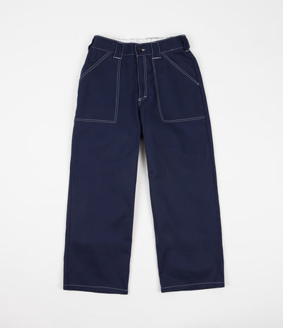 Poetic Collective Painter Pants - Navy / White Seams