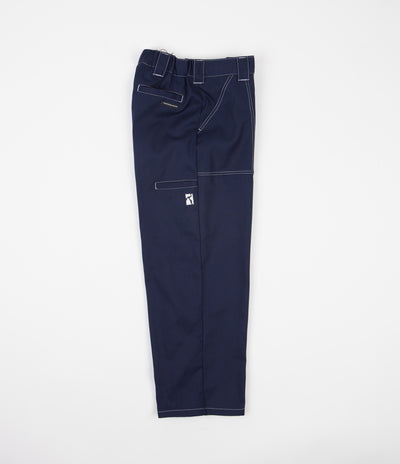 Poetic Collective Painter Pants - Navy / White Seams