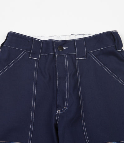 Poetic Collective Painter Pants - Navy / White Seams