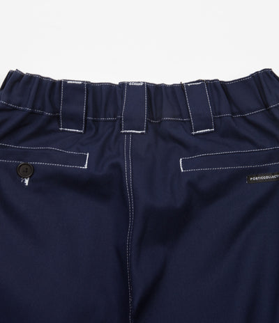 Poetic Collective Painter Pants - Navy / White Seams
