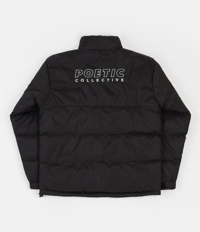 Poetic Collective Puffer Jacket - Black