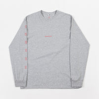 Poetic Collective Repetition Long Sleeve T-Shirt -  Sport Grey thumbnail