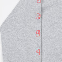 Poetic Collective Repetition Long Sleeve T-Shirt -  Sport Grey thumbnail
