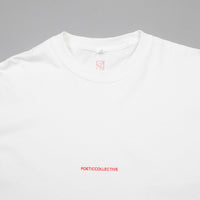 Poetic Collective Repetition Long Sleeve T-Shirt - White thumbnail
