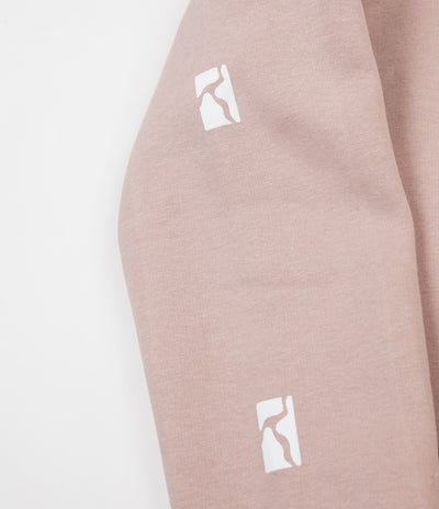 Poetic Collective Sleeve Hoodie - Washed Out Pink