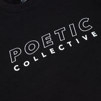 Poetic Collective Sport Crewneck Sweatshirt - White On Black thumbnail