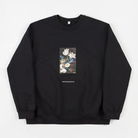 Poetic Collective Still Life Crewneck Sweatshirt - Black thumbnail