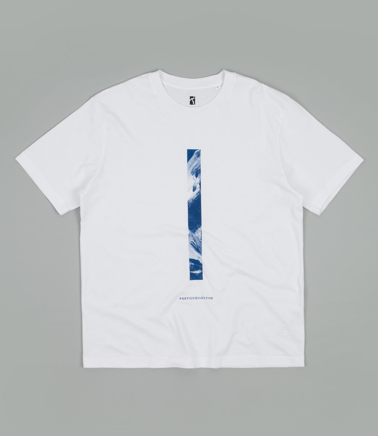Poetic Collective Vertical Oversized T-Shirt - White | Flatspot