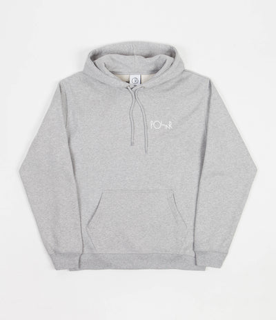 Polar 3 Tone Fill Logo Hoodie - Sport Grey