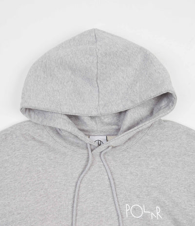 Polar 3 Tone Fill Logo Hoodie - Sport Grey