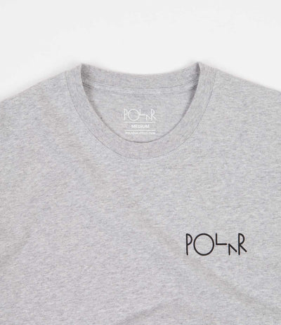 Polar 3 Tone Fill Logo T-Shirt - Sport Grey / Green