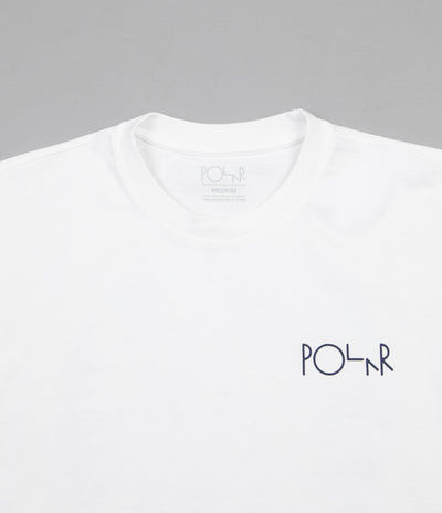 Polar 69 Fill Logo Long Sleeve T-Shirt - White