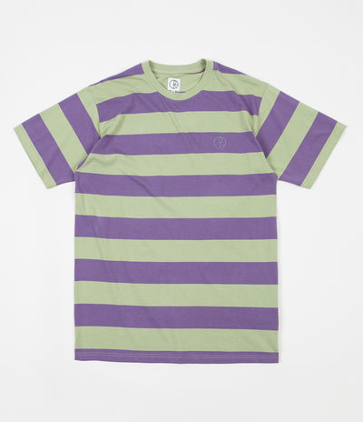 Polar '91 Stripe T-Shirt - Lilac / Sage