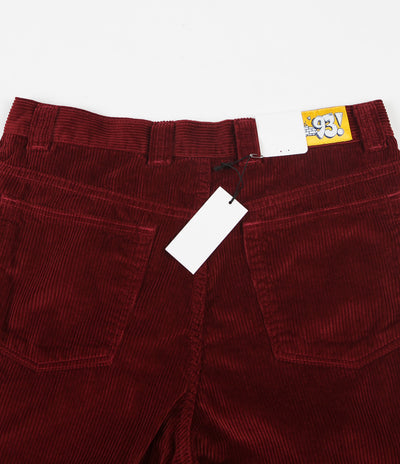 Polar 93 Cord Trousers - Red