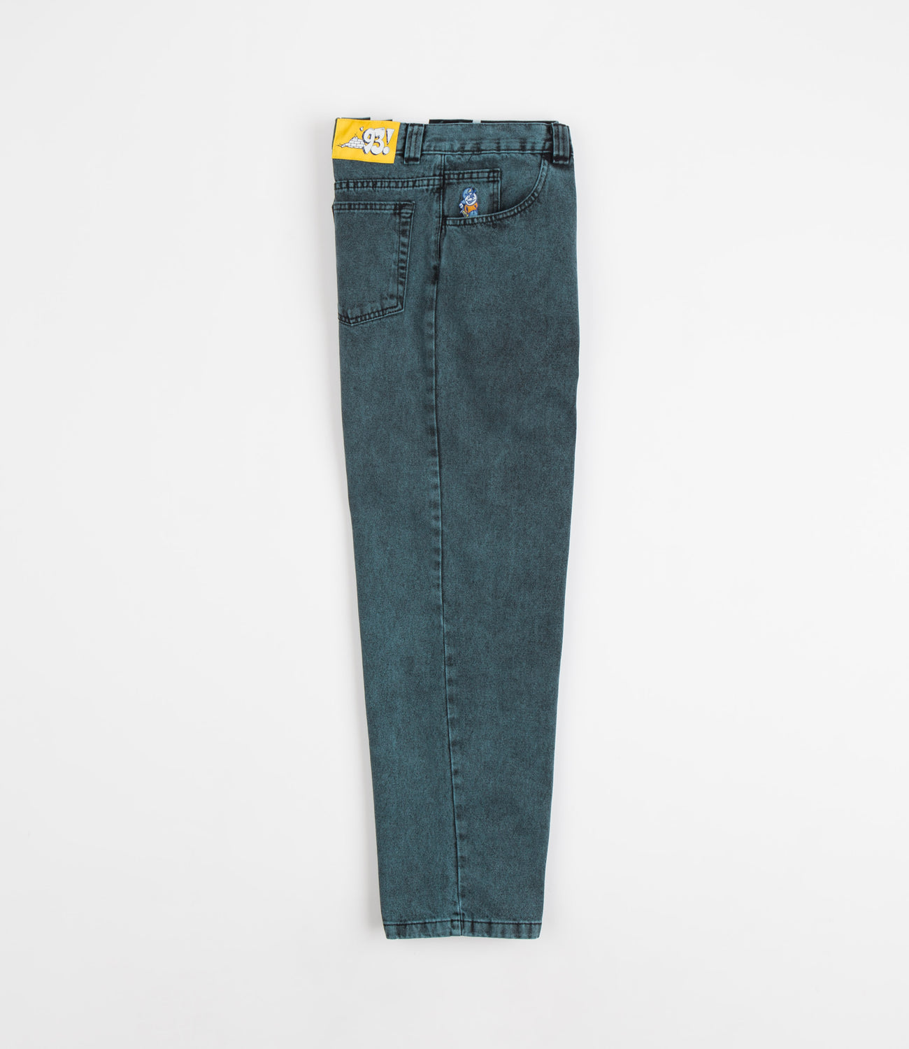 Polar 93 Denim Jeans - Cyan Black | Flatspot