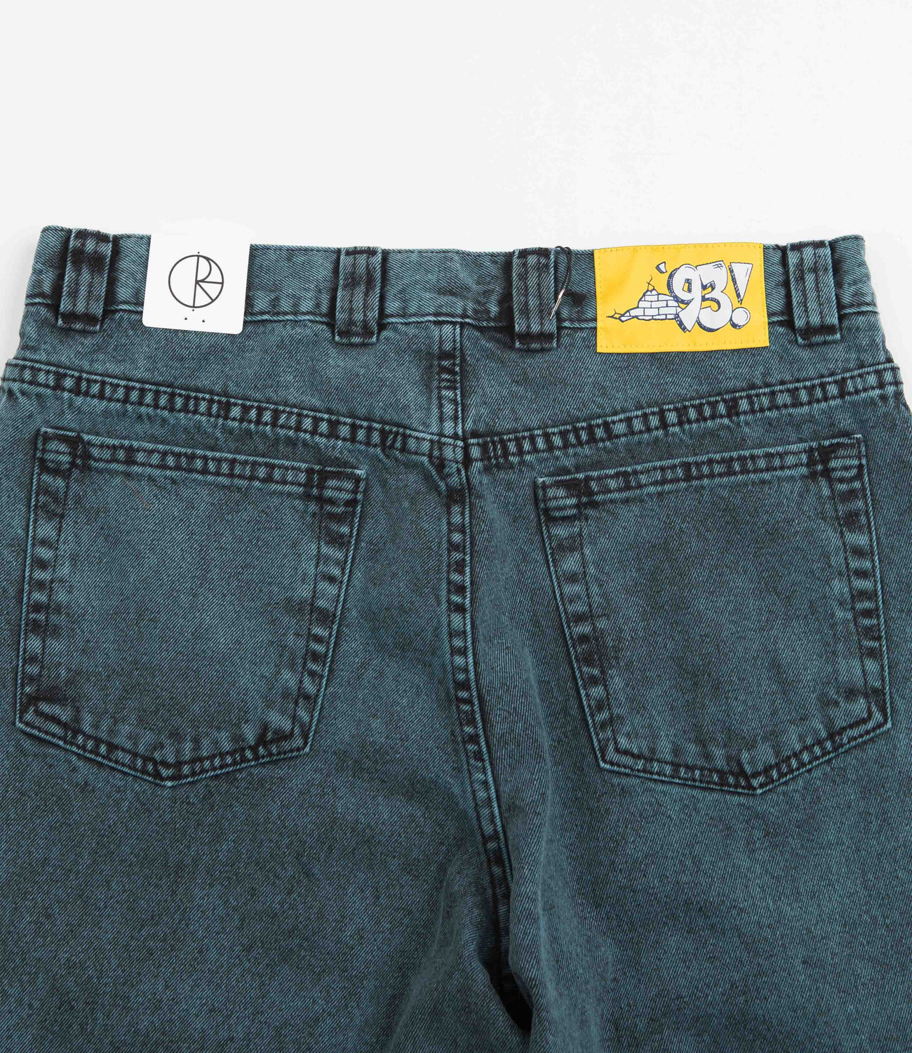 Polar 93 Denim Jeans - Cyan Black | Flatspot