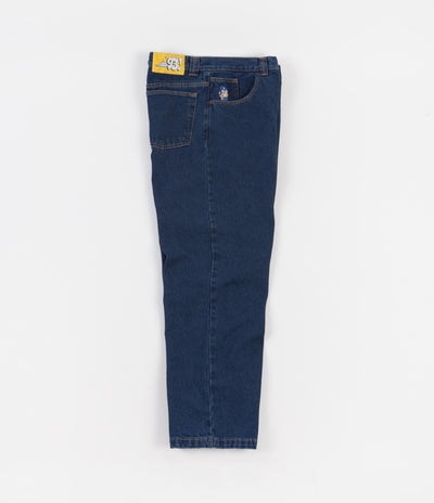 Polar 93 Denim Jeans - Dark Blue / Yellow
