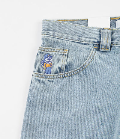 Polar 93 Denim Jeans - Light Blue / Yellow