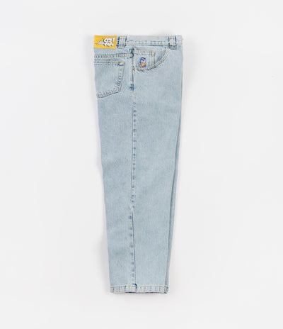 Polar 93 Denim Jeans - Light Blue / Yellow