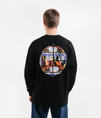 Polar ACAB Fill Logo Long Sleeve T-Shirt - Black