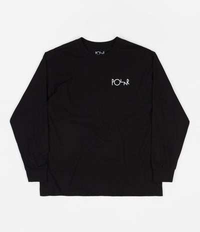 Polar ACAB Fill Logo Long Sleeve T-Shirt - Black