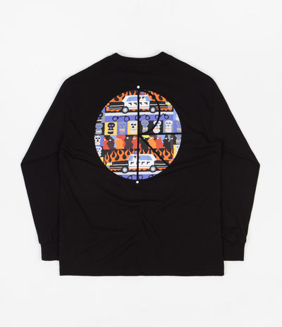 Polar ACAB Fill Logo Long Sleeve T-Shirt - Black
